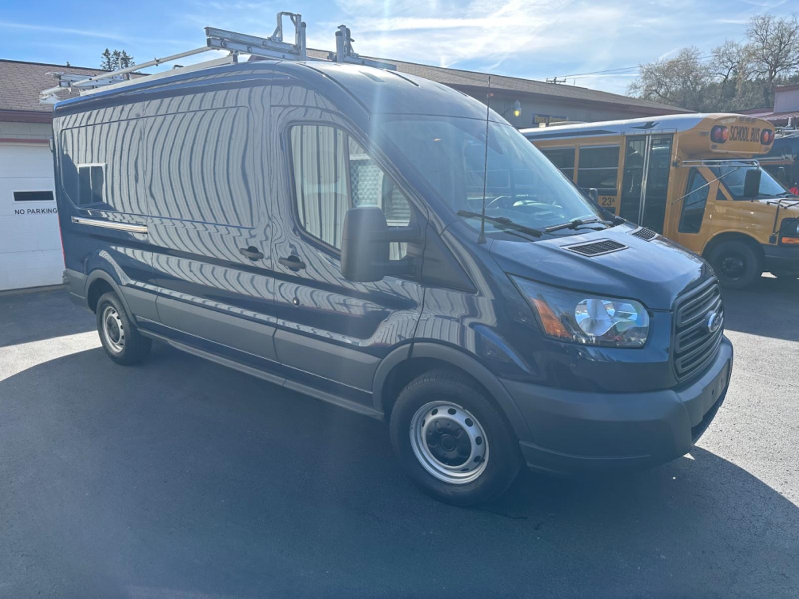 2018 Blue Ford Transit (1FTYR2CG2JK) , automatic transmission, located at 8464 Route 219, Brockway, PA, 15824, (814) 265-1330, 41.226871, -78.780518 - MUST SEE VAN...STOP AND CHECK OUT THIS 2018 FORD T250 CARGO VAN WITH BINS AND LADDER RACK. V6, AUTOMATIC, AIR CONDITION AND MORE. SERVICED AND READY TO GO. - Photo #13